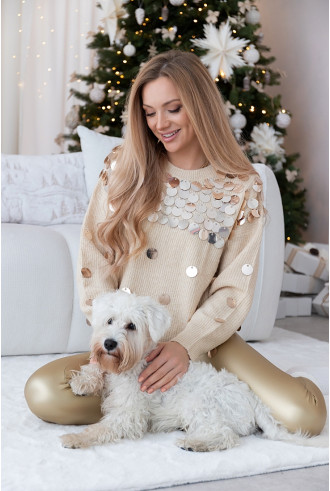 Sweter Glove Beżowy 2