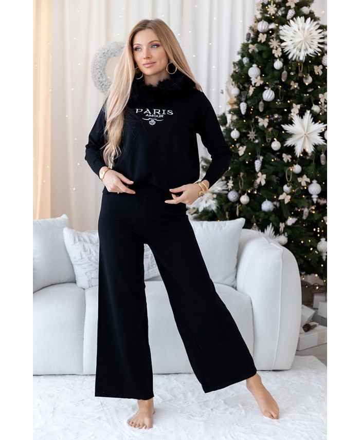 Komplet Dresowy Paris Czarny