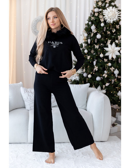 Komplet Dresowy Paris Czarny