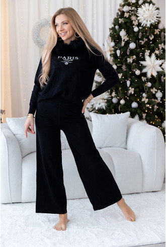 Komplet Dresowy Paris Czarny 2