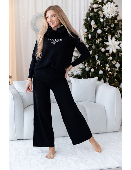 Komplet Dresowy Paris Czarny