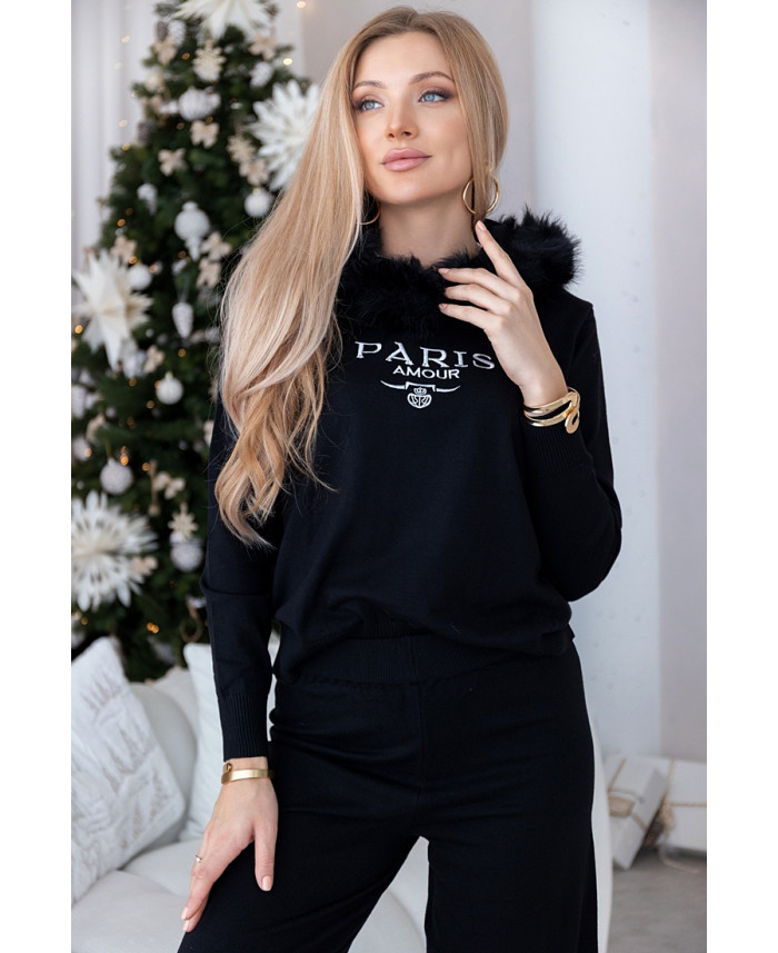 Komplet Dresowy Paris Czarny