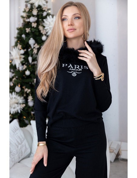Komplet Dresowy Paris Czarny