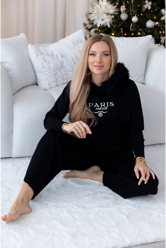Komplet Dresowy Paris Czarny