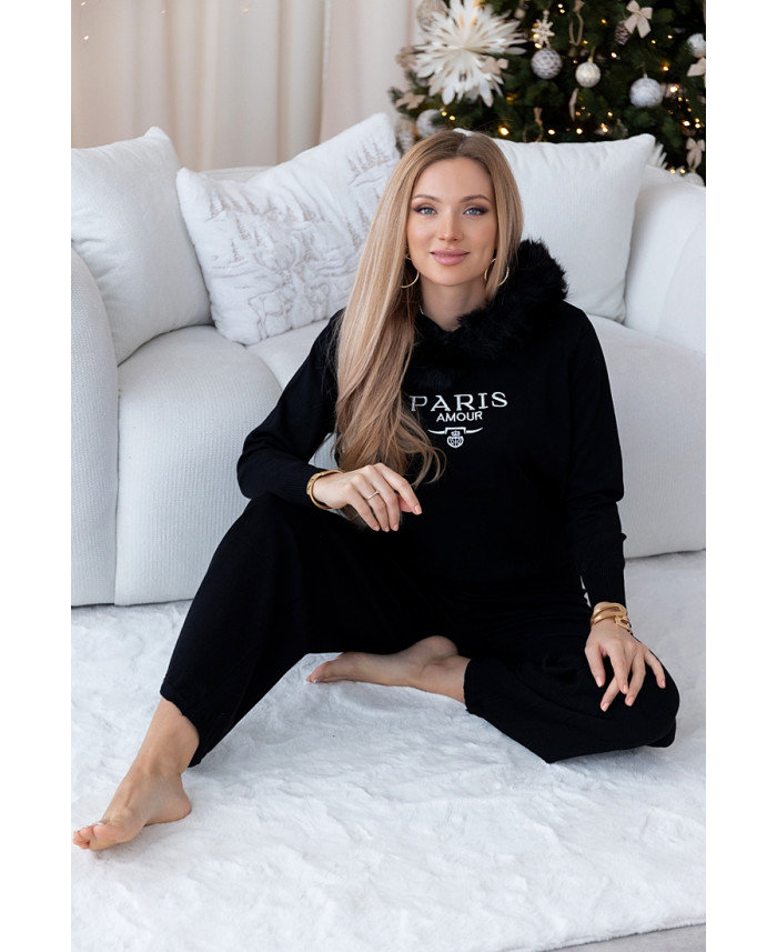 Komplet Dresowy Paris Czarny