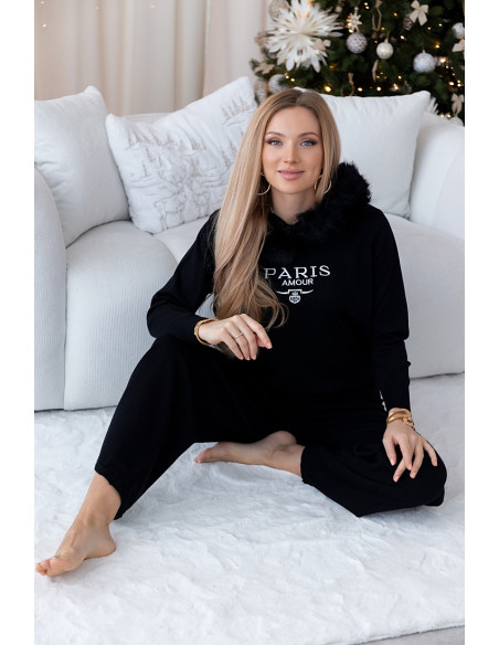 Komplet Dresowy Paris Czarny