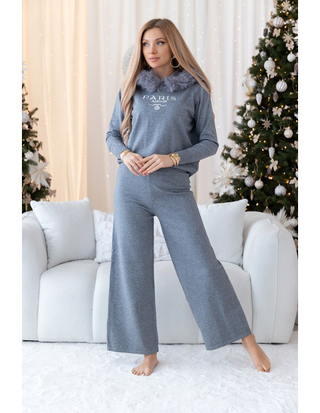 Komplet Dresowy Paris Szary