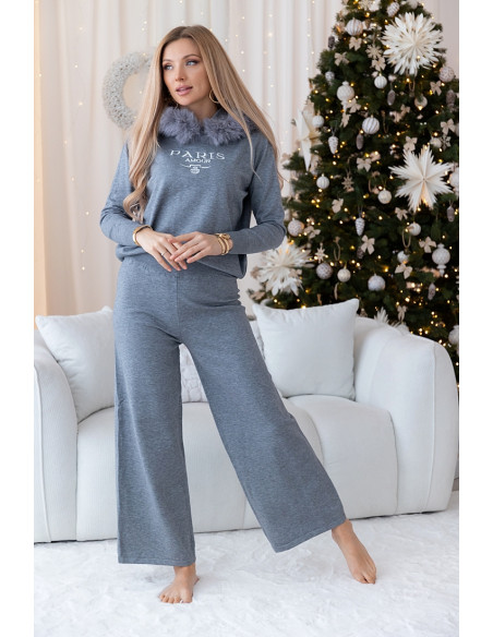 Komplet Dresowy Paris Szary