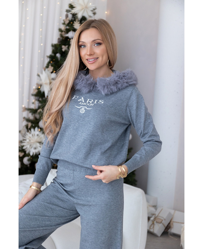 Komplet Dresowy Paris Szary
