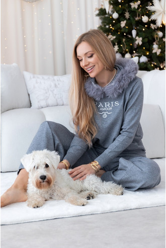 Komplet Dresowy Paris Szary