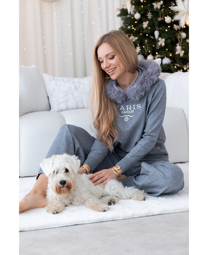 Komplet Dresowy Paris Szary