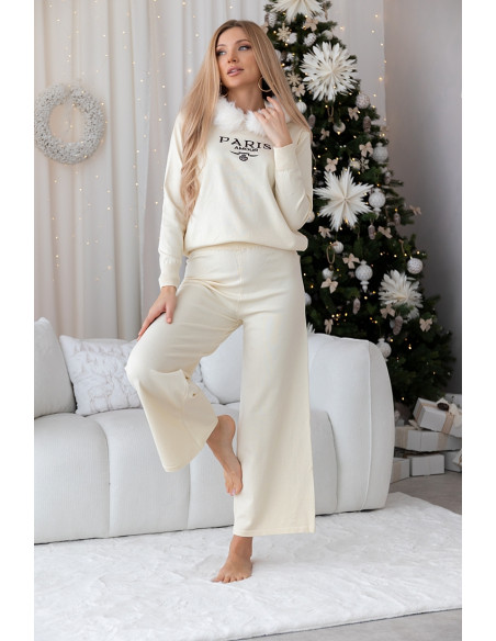 Komplet Dresowy Paris Ekri