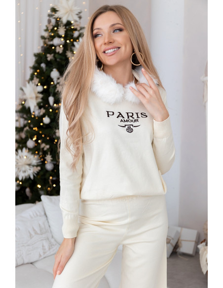 Komplet Dresowy Paris Ekri