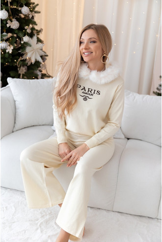 Komplet Dresowy Paris Ekri 2