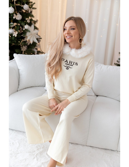 Komplet Dresowy Paris Ekri