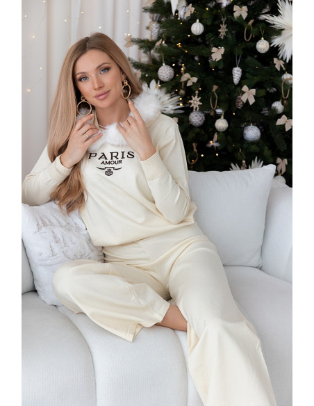 Komplet Dresowy Paris Ekri