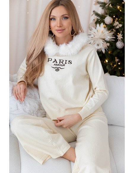 Komplet Dresowy Paris Ekri