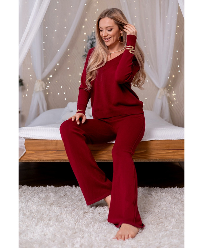 Komplet Soffy Burgund