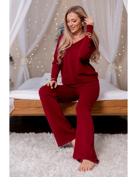 Komplet Soffy Burgund