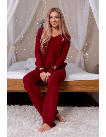 Komplet Soffy Burgund