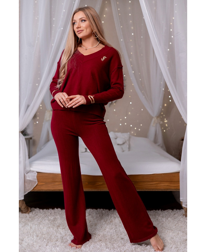 Komplet Soffy Burgund