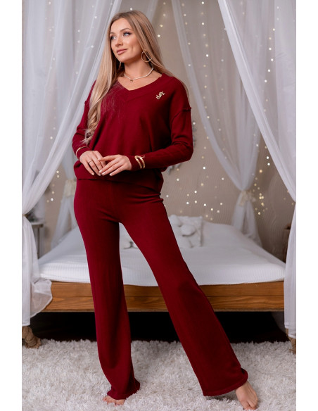 Komplet Soffy Burgund