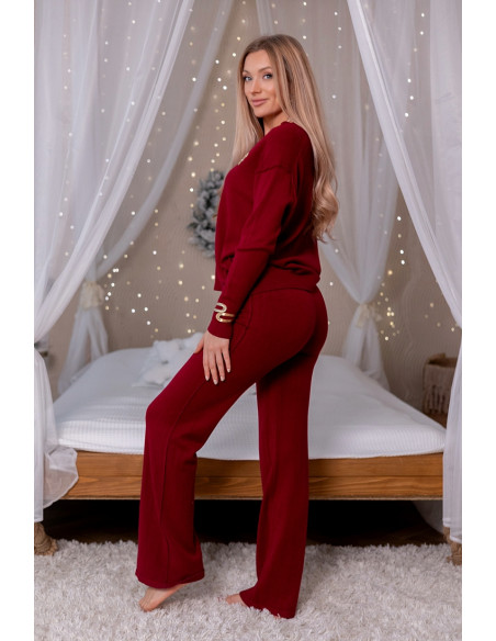 Komplet Soffy Burgund