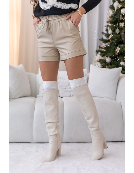 Krótkie Spodenki Saloma Beżowe