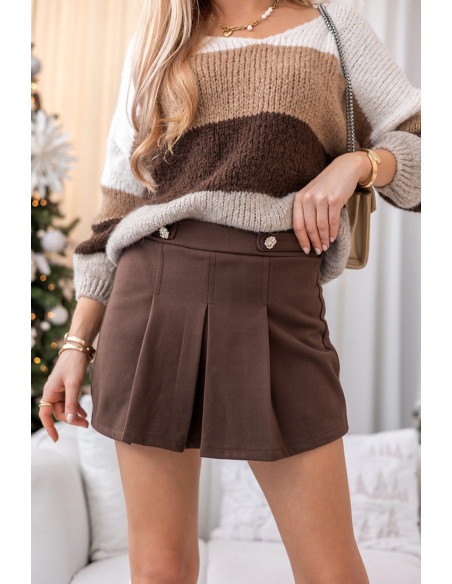 Krótkie Spodenki Story Brązowe