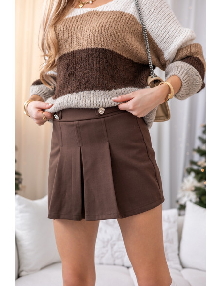 Krótkie Spodenki Story Brązowe