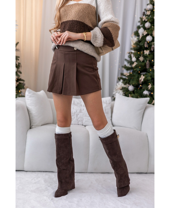 Krótkie Spodenki Story Brązowe