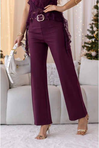 Spodnie Dell Bordowe 2