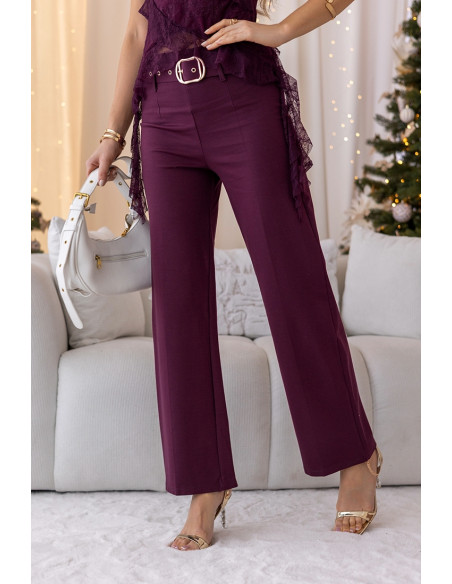 Spodnie Dell Bordowe