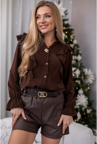 Koszula Molly Brązowa 2