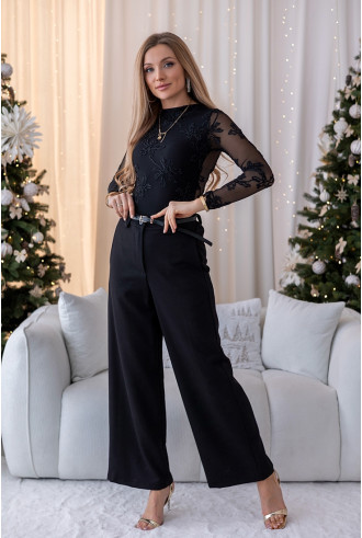 Spodnie Solvay Czarne 2