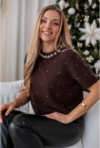 Sweterek Mosse Brązowy 2