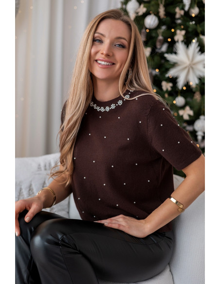 Sweterek Mosse Brązowy