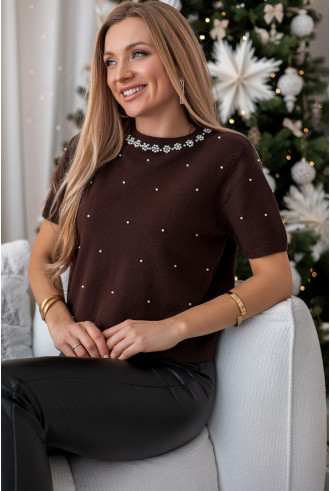 Sweterek Mosse Brązowy