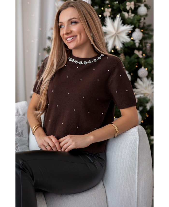 Sweterek Mosse Brązowy