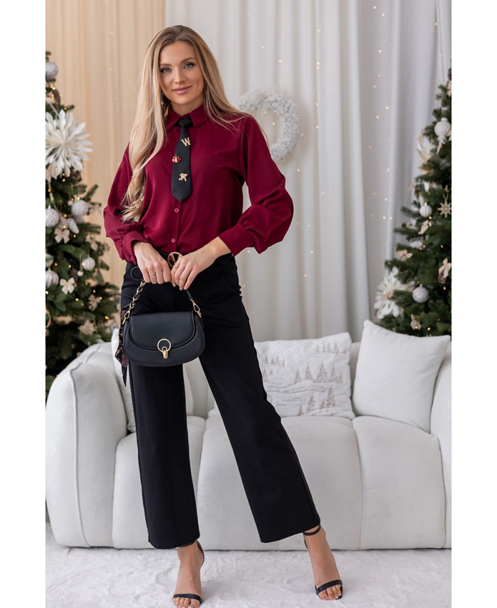 Koszula Galla Burgund