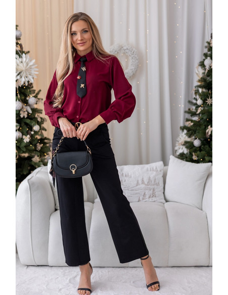 Koszula Galla Burgund