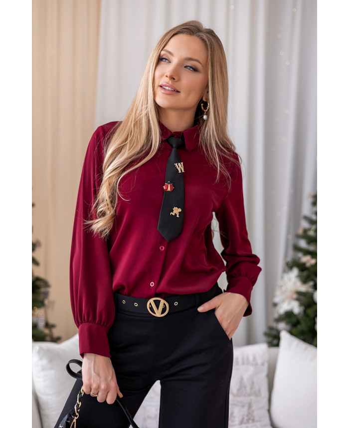 Koszula Galla Burgund