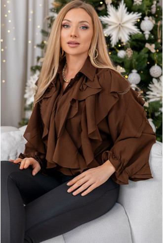 Koszula Wolla Brązowa