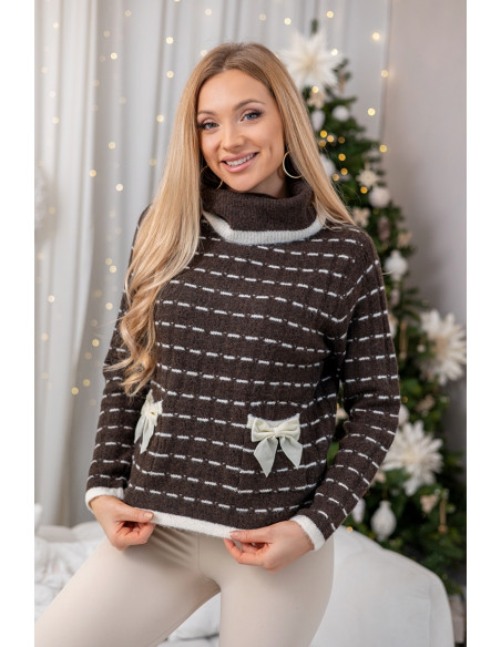 Sweter Boow Brązowy