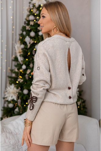 Sweter Dorii Beżowy 2