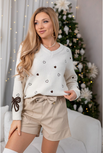 Krótkie Spodenki Dino Beżowe 2