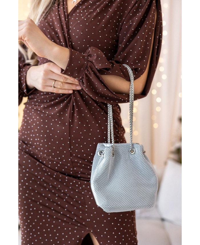 Torebka Worek Srebrny