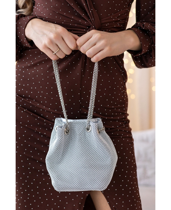 Torebka Worek Srebrny