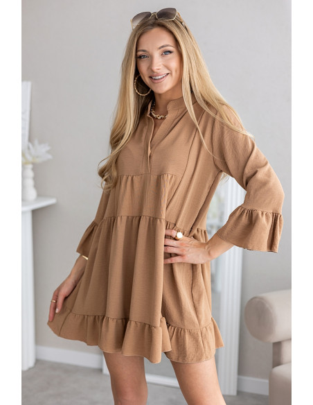 Sukienka Gambi Kamel