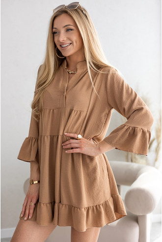 Sukienka Gambi Kamel 2